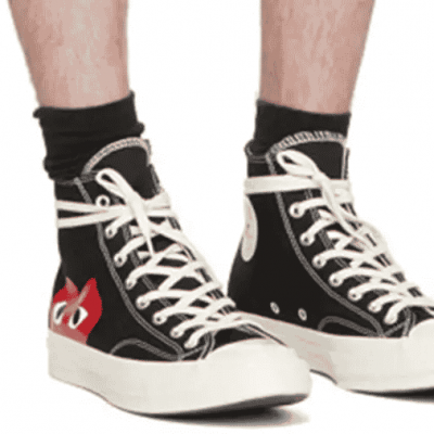 Converse Comme des Garcons Play x Chuck Taylor All Star 70 Hi Black