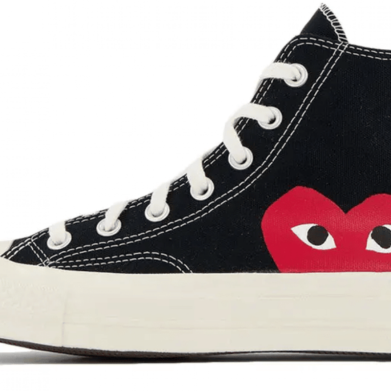 Converse Comme des Garcons Play x Chuck Taylor All Star 70 Hi Black