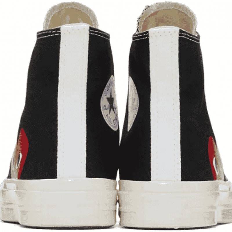 Converse Comme des Garcons Play x Chuck Taylor All Star 70 Hi Black